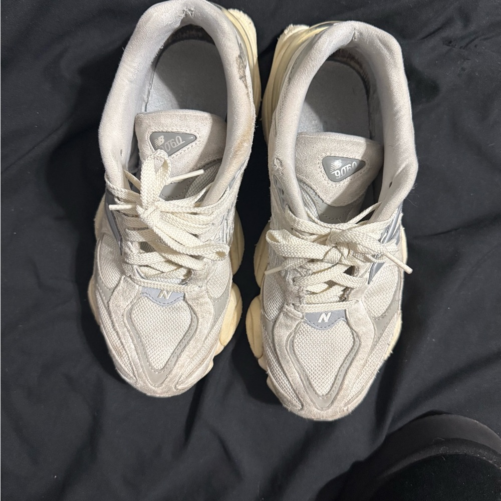 New Balance Cream Athletic Shoes